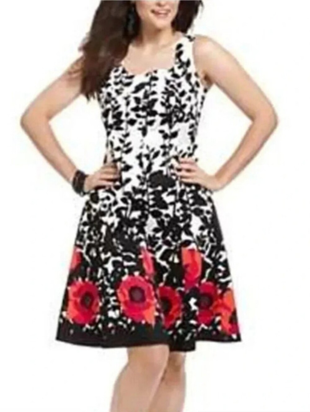 Nine West Poppy Dress, Fit And Flare, Very Cute!